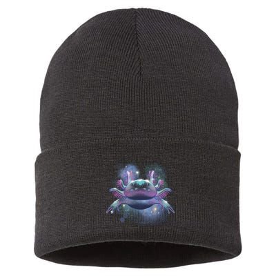 Cosmic Axolotl Sustainable Knit Beanie