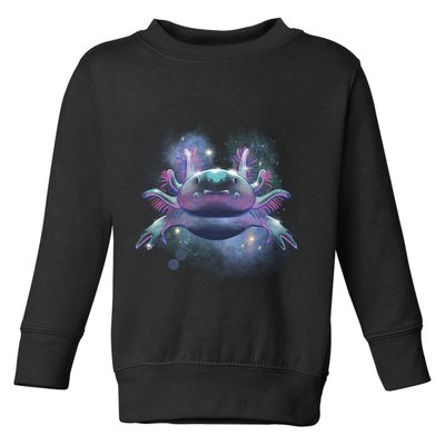 Cosmic Axolotl Toddler Sweatshirt