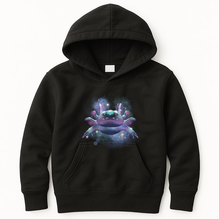 Cosmic Axolotl Kids Hoodie