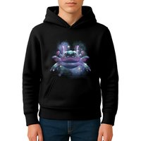 Cosmic Axolotl Kids Hoodie