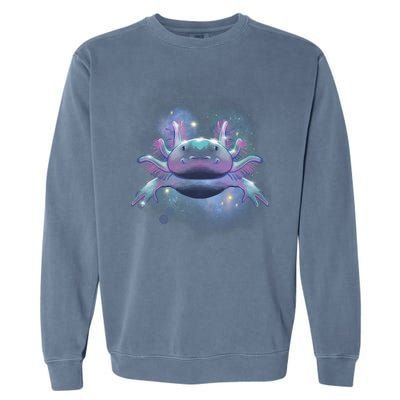 Cosmic Axolotl Garment-Dyed Sweatshirt