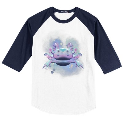 Cosmic Axolotl Baseball Sleeve Shirt