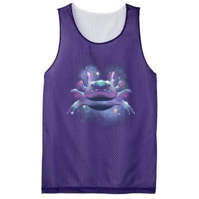 Cosmic Axolotl Mesh Reversible Basketball Jersey Tank