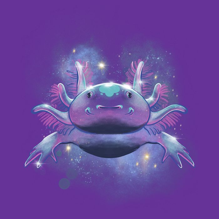 Cosmic Axolotl Mesh Reversible Basketball Jersey Tank