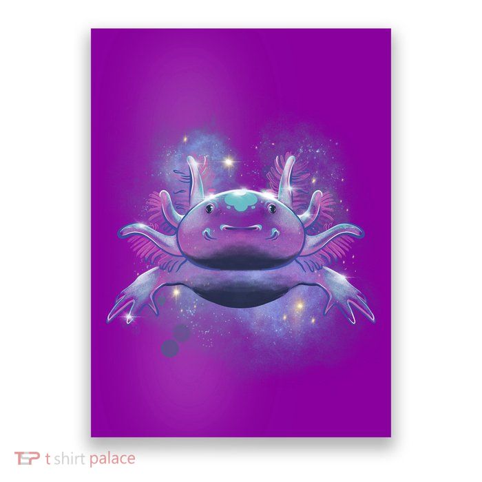 Cosmic Axolotl Poster