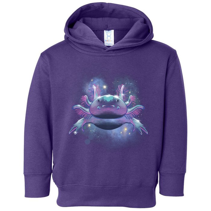 Cosmic Axolotl Toddler Hoodie