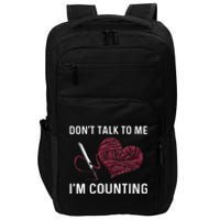 Crocheting Art Crocheter Crochet Lover Impact Tech Backpack