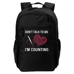 Crocheting Art Crocheter Crochet Lover Daily Commute Backpack