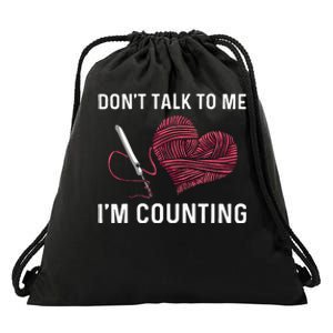 Crocheting Art Crocheter Crochet Lover Drawstring Bag