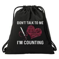 Crocheting Art Crocheter Crochet Lover Drawstring Bag