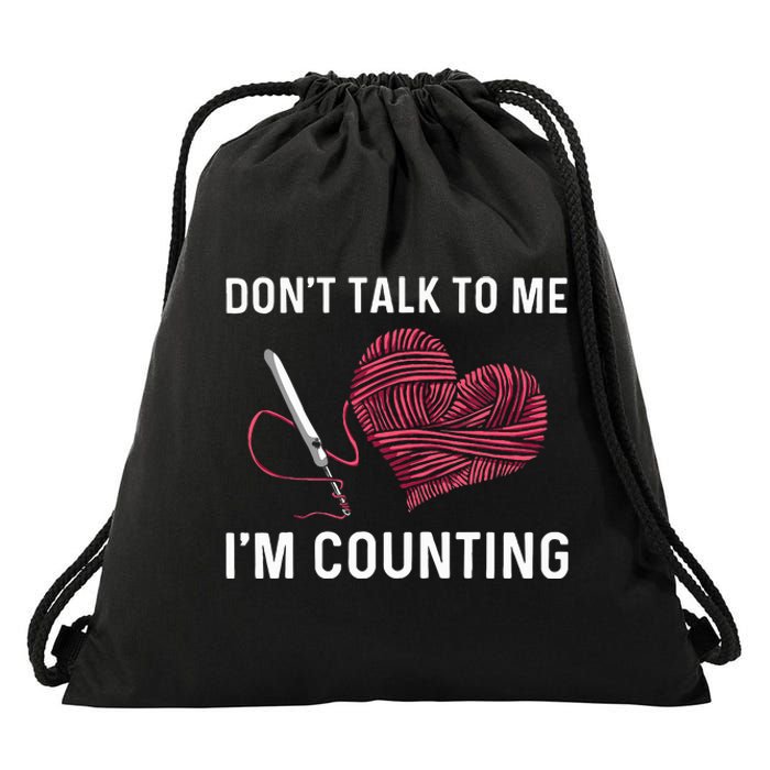 Crocheting Art Crocheter Crochet Lover Drawstring Bag