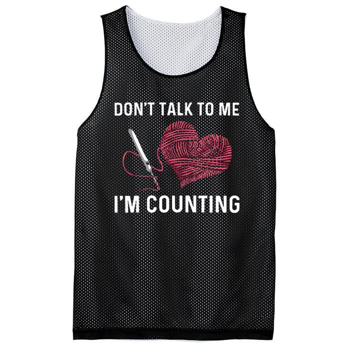 Crocheting Art Crocheter Crochet Lover Mesh Reversible Basketball Jersey Tank