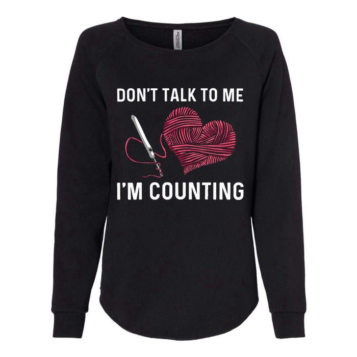 Crocheting Art Crocheter Crochet Lover Womens California Wash Sweatshirt