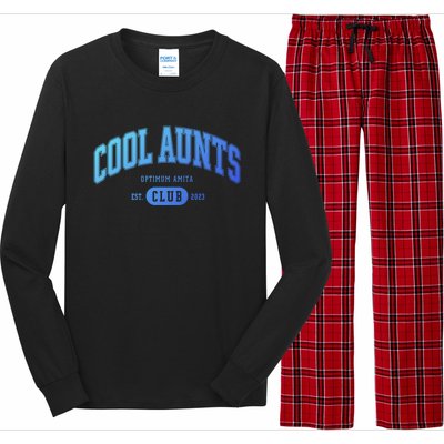 Cool Aunts Club Gift Long Sleeve Pajama Set