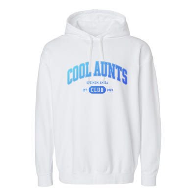 Cool Aunts Club Gift Garment-Dyed Fleece Hoodie