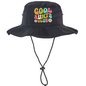 Cool Aunt Club Groovy Retro Smile Cool Aunt Club Aunties Legacy Cool Fit Booney Bucket Hat