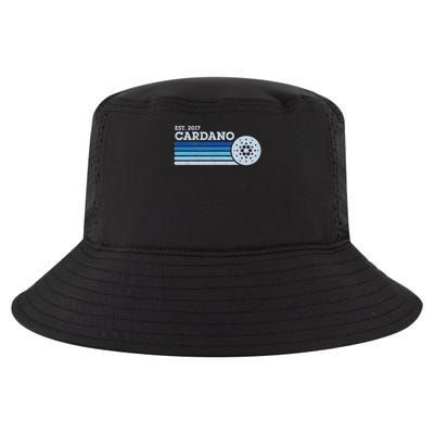 Cardano Ada Cryptocurrency Crypto Currency Blockchain Retro Cool Comfort Performance Bucket Hat