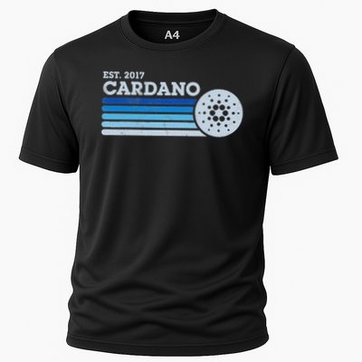 Cardano Ada Cryptocurrency Crypto Currency Blockchain Retro Performance Shirt