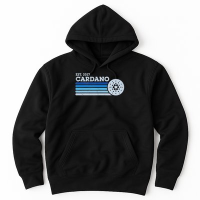 Cardano Ada Cryptocurrency Crypto Currency Blockchain Retro Hoodie