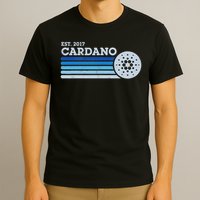 Cardano Ada Cryptocurrency Crypto Currency Blockchain Retro T-Shirt