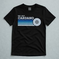 Cardano Ada Cryptocurrency Crypto Currency Blockchain Retro T-Shirt