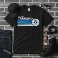 Cardano Ada Cryptocurrency Crypto Currency Blockchain Retro Tall T-Shirt