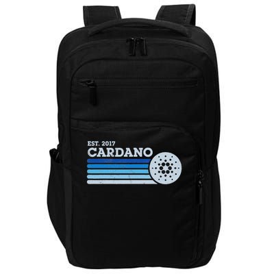 Cardano Ada Cryptocurrency Crypto Currency Blockchain Retro Impact Tech Backpack