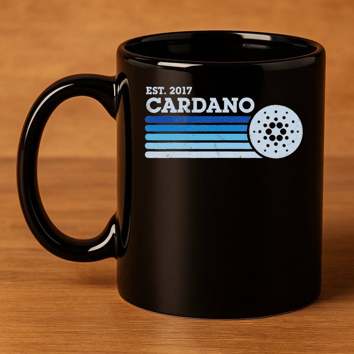 Cardano Ada Cryptocurrency Crypto Currency Blockchain Retro 11oz C Handle Ceramic Mug