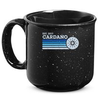 Cardano Ada Cryptocurrency Crypto Currency Blockchain Retro 15oz Campfire Ceramic Mug