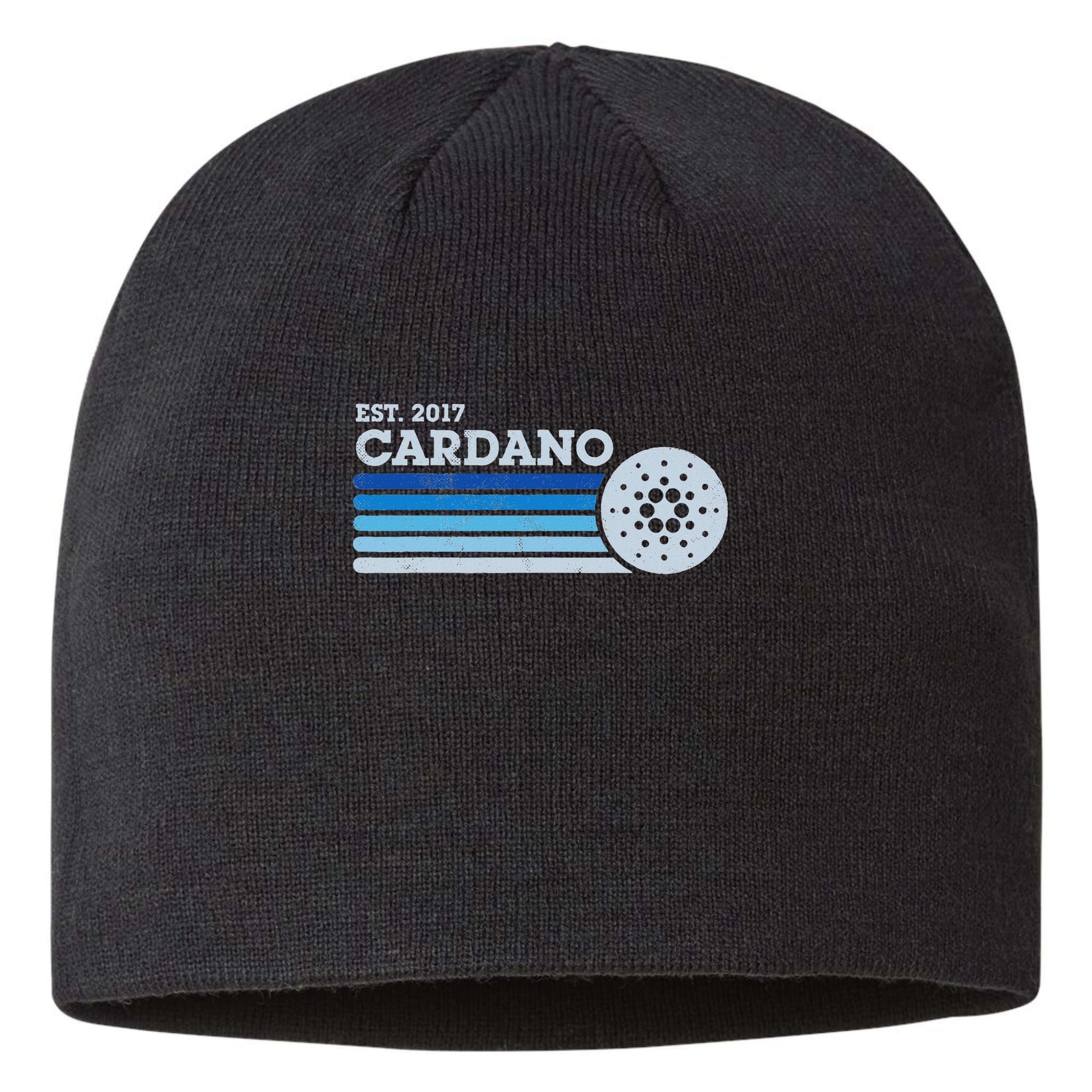 Cardano Ada Cryptocurrency Crypto Currency Blockchain Retro Sustainable Beanie