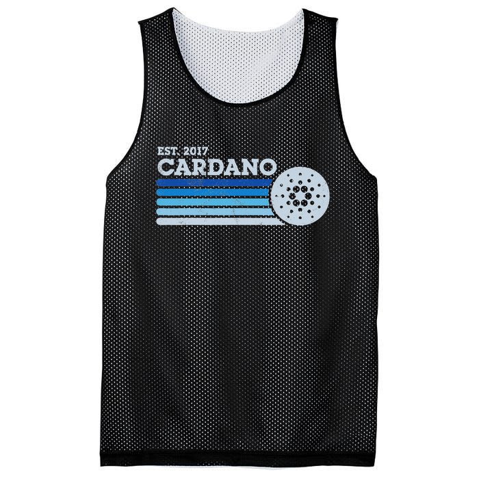 Cardano Ada Cryptocurrency Crypto Currency Blockchain Retro Mesh Reversible Basketball Jersey Tank