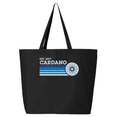 Cardano Ada Cryptocurrency Crypto Currency Blockchain Retro 25L Jumbo Tote