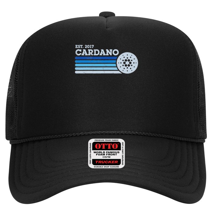 Cardano Ada Cryptocurrency Crypto Currency Blockchain Retro Hat