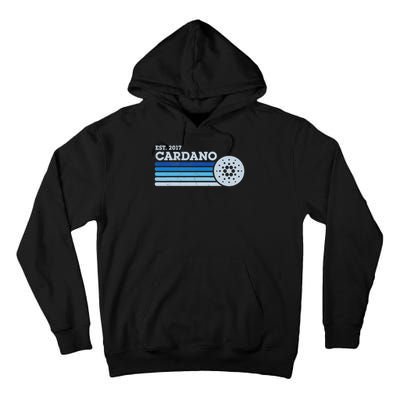 Cardano Ada Cryptocurrency Crypto Currency Blockchain Retro Tall Hoodie