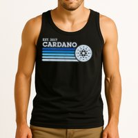 Cardano Ada Cryptocurrency Crypto Currency Blockchain Retro Tank Top