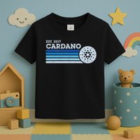 Cardano Ada Cryptocurrency Crypto Currency Blockchain Retro Toddler T-Shirt