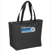 Cardano Ada Cryptocurrency Crypto Currency Blockchain Retro Zip Tote Bag