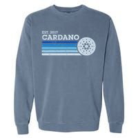 Cardano Ada Cryptocurrency Crypto Currency Blockchain Retro Garment-Dyed Sweatshirt