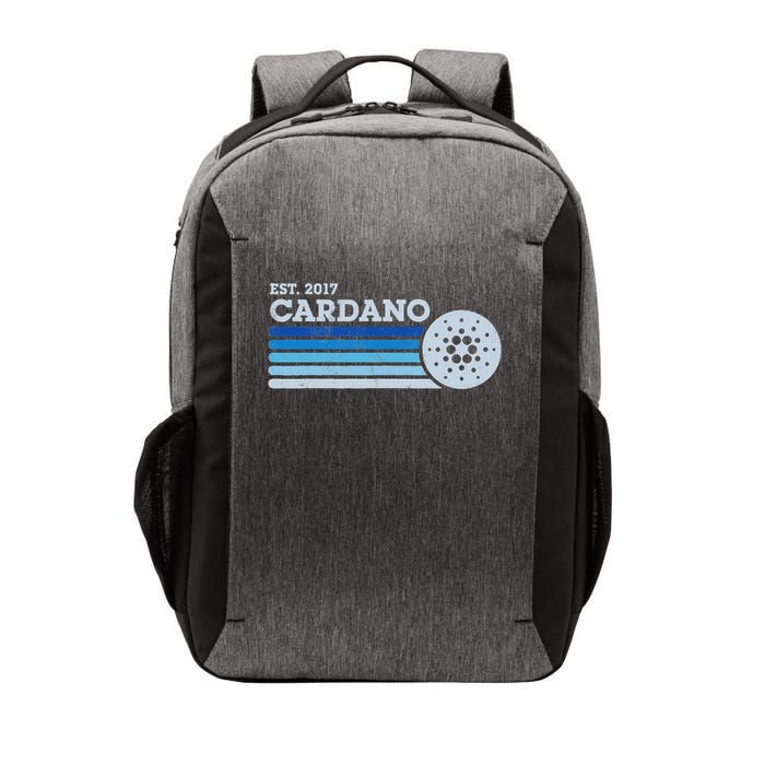 Cardano Ada Cryptocurrency Crypto Currency Blockchain Retro Vector Backpack