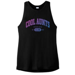 Cool Aunts Club Gift Ladies PosiCharge Tri-Blend Wicking Tank