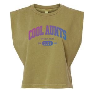 Cool Aunts Club Gift Garment-Dyed Women's Muscle Tee