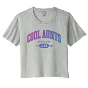 Cool Aunts Club Gift Women's Crop Top Tee