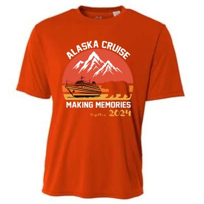 Cute Alaska Cruise Family Vacation Gift Cooling Performance Crew T-Shirt