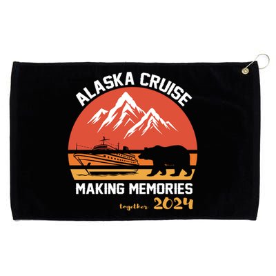 Cute Alaska Cruise Family Vacation Gift Grommeted Golf Towel