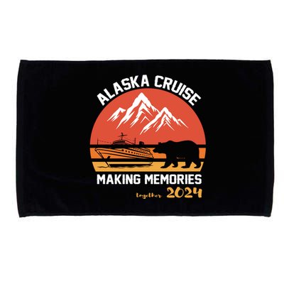 Cute Alaska Cruise Family Vacation Gift Microfiber Hand Towel