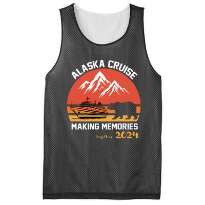 Cute Alaska Cruise Family Vacation Gift Mesh Reversible Basketball Jersey Tank