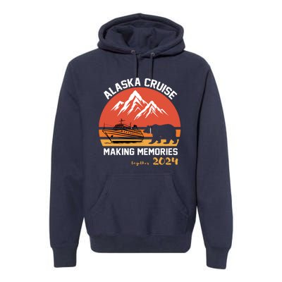 Cute Alaska Cruise Family Vacation Gift Premium Hoodie