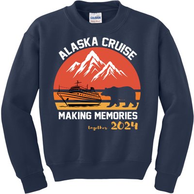 Cute Alaska Cruise Family Vacation Gift Kids Sweatshirt