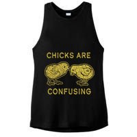 CHICKS ARE CONFUSING Ladies PosiCharge Tri-Blend Wicking Tank