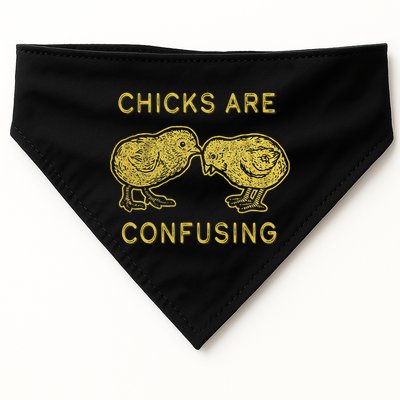 CHICKS ARE CONFUSING USA-Made Doggie Bandana